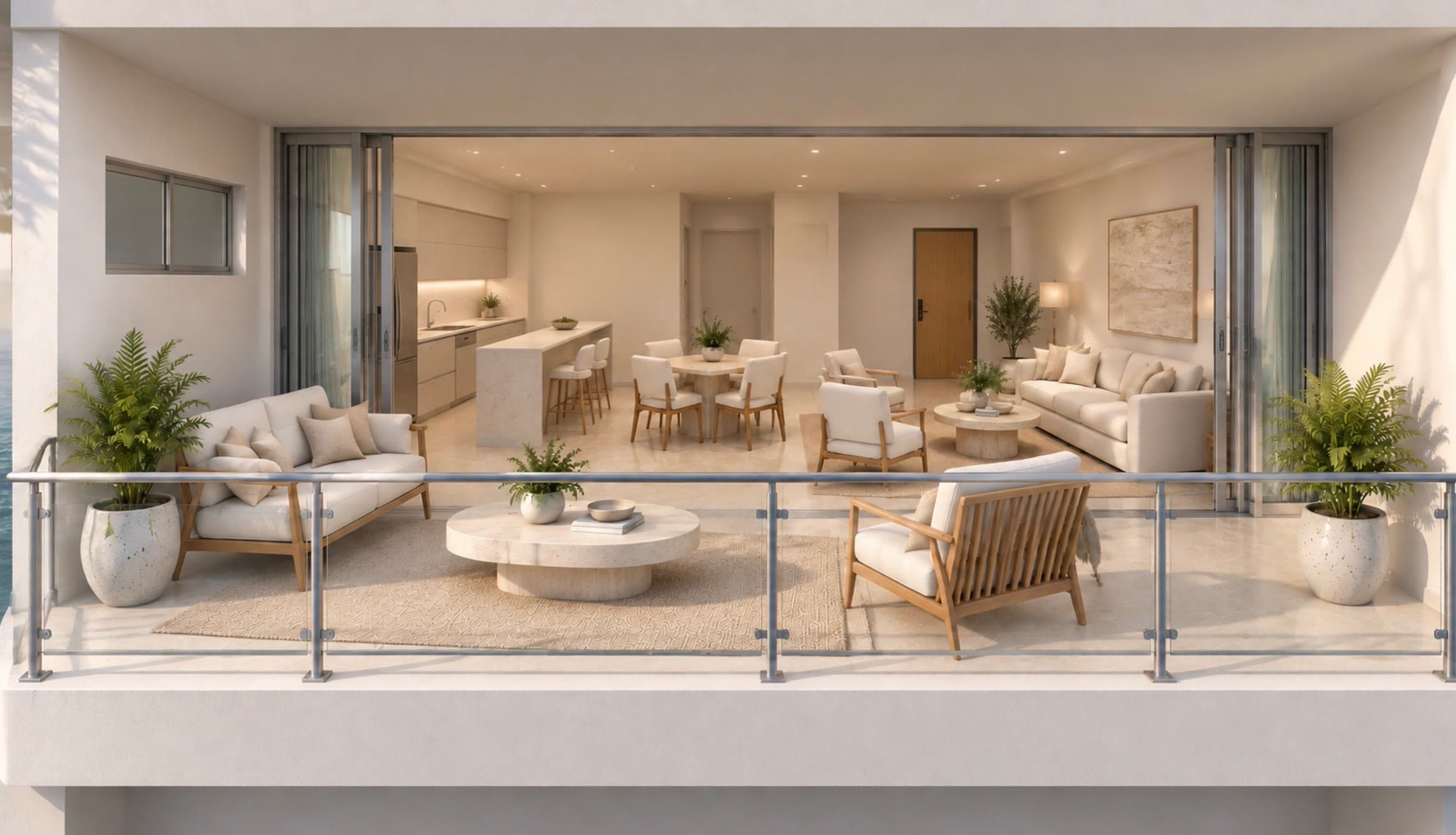 Terraza privada de 18 m²